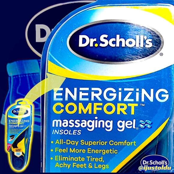 Dr. Scholl's Energizing Comfort Massaging Gel Advanced Insoles | Women Size 6-10 - Picture 3 of 12